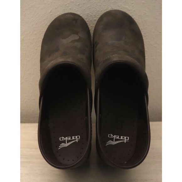 Dansko 106-989878 Women's Sz 9.5-10M Professional Camo Suede Nursing Clogs - Picture 2 of 16